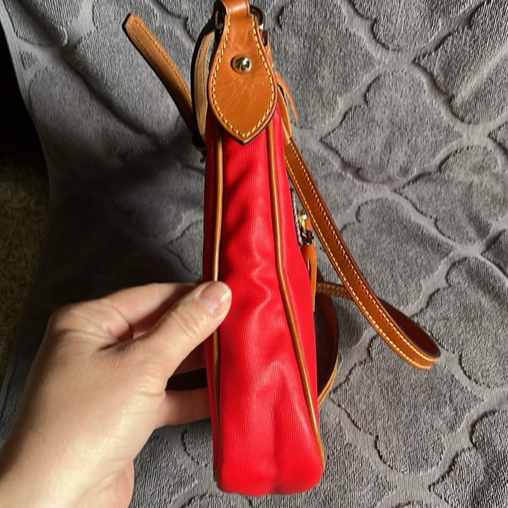 Dooney & Bourke Red Slim Crossbody Purse - Picture 8 of 15